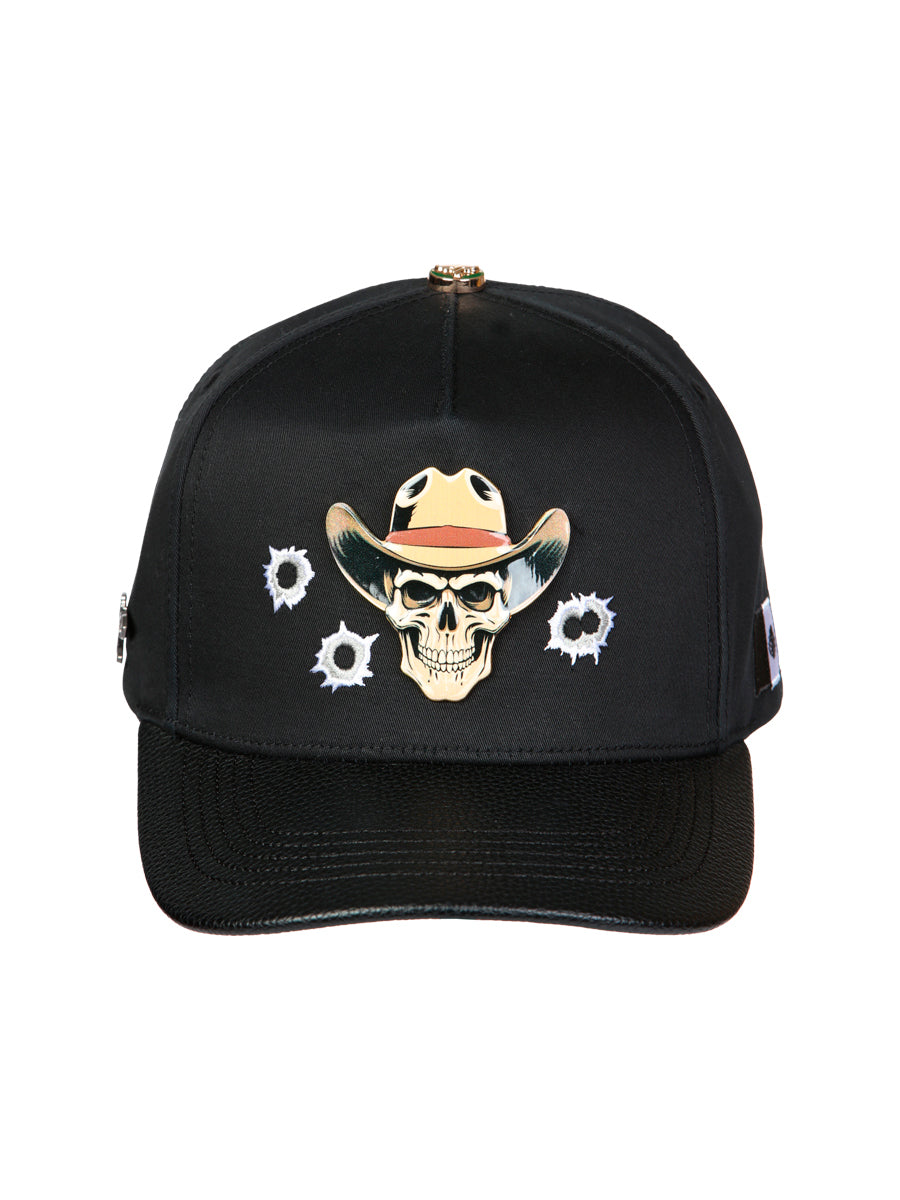 Black Skull Cowboy Cap -LM17000 4030